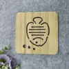 WSH-15 side-pressed hollowed-out bamboo original color heat-insulating dish mat, pot mat, bowl mat, clay pot mat, table mat and cup mat Application Scenario